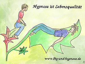 Werbe-Postkarten: Ute Hermann Hypnose
